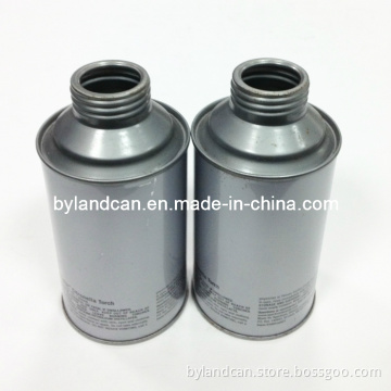Tin Container with Screw Lid